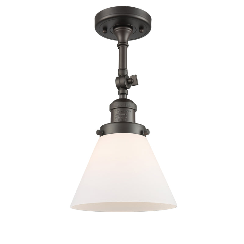 Innovations Lighting Large Cone 1 Light Sconce Part Of The Franklin Restoration Collection 203-OB-G41