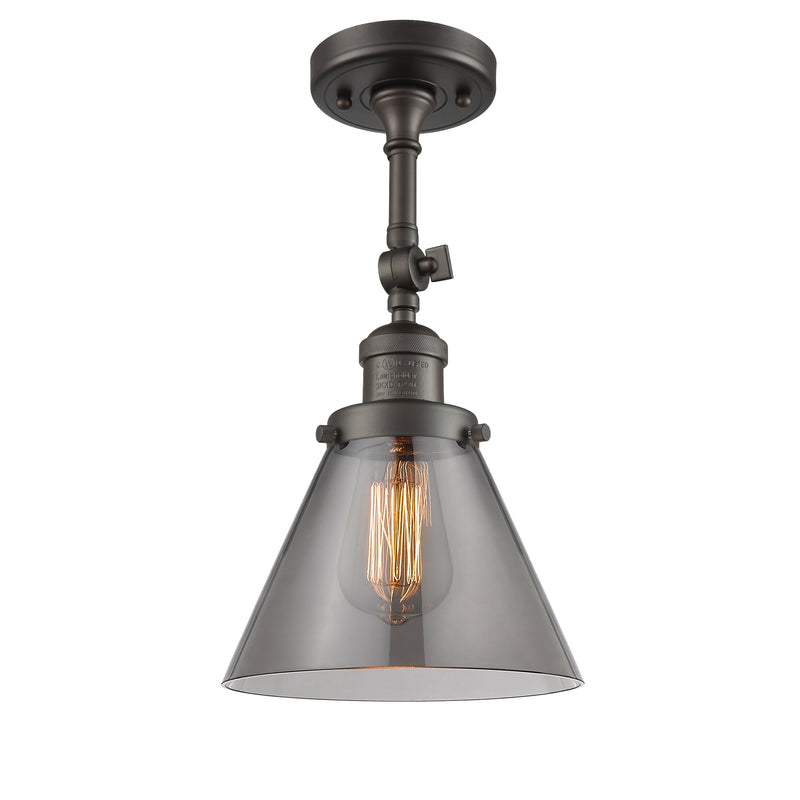 Innovations Lighting Large Cone 1 Light Sconce Part Of The Franklin Restoration Collection 203-OB-G43