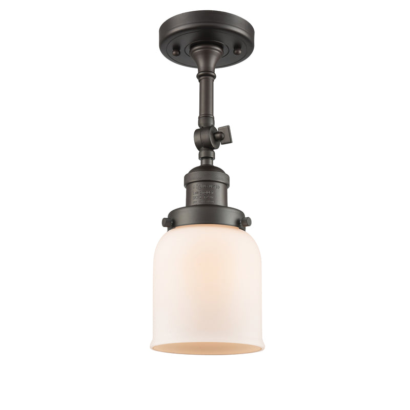 Innovations Lighting Small Bell 1 Light Sconce Part Of The Franklin Restoration Collection 203-OB-G51-LED