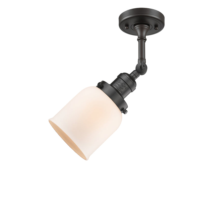 Innovations Lighting Small Bell 1 Light Sconce Part Of The Franklin Restoration Collection 203-OB-G51-LED