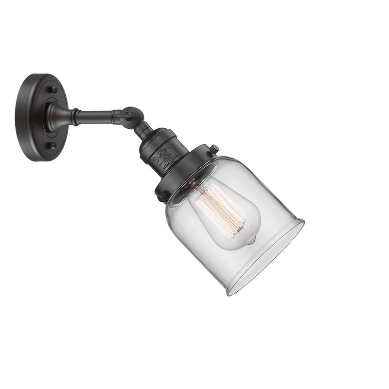 Innovations Lighting Small Bell 1 Light Sconce Part Of The Franklin Restoration Collection 203-OB-G52-LED