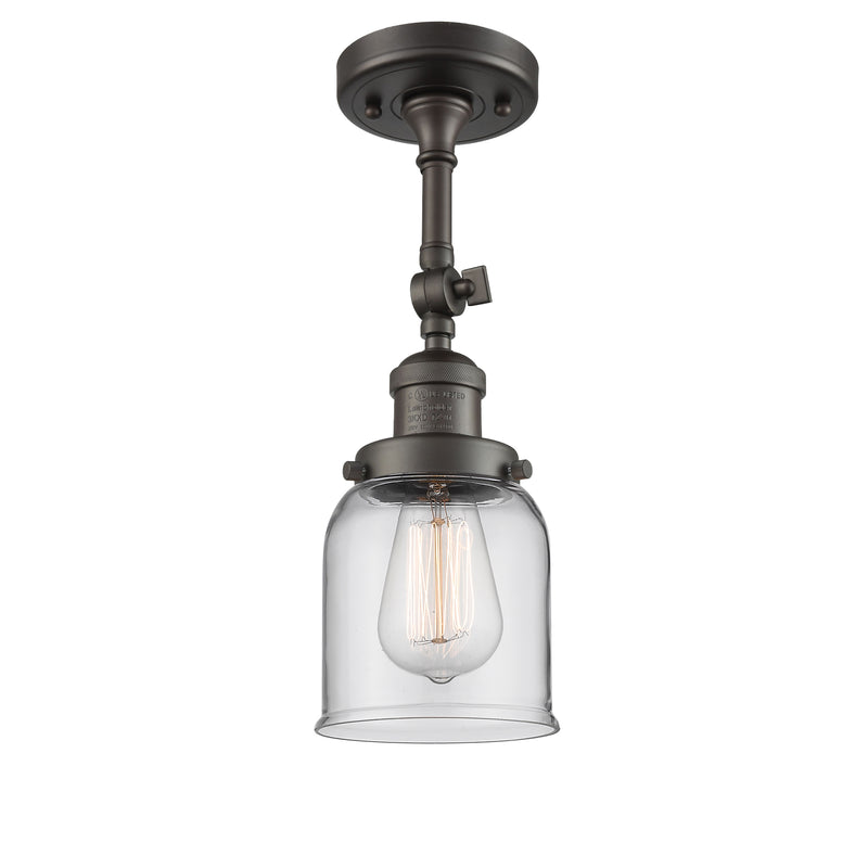 Innovations Lighting Small Bell 1 Light Sconce Part Of The Franklin Restoration Collection 203-OB-G52-LED