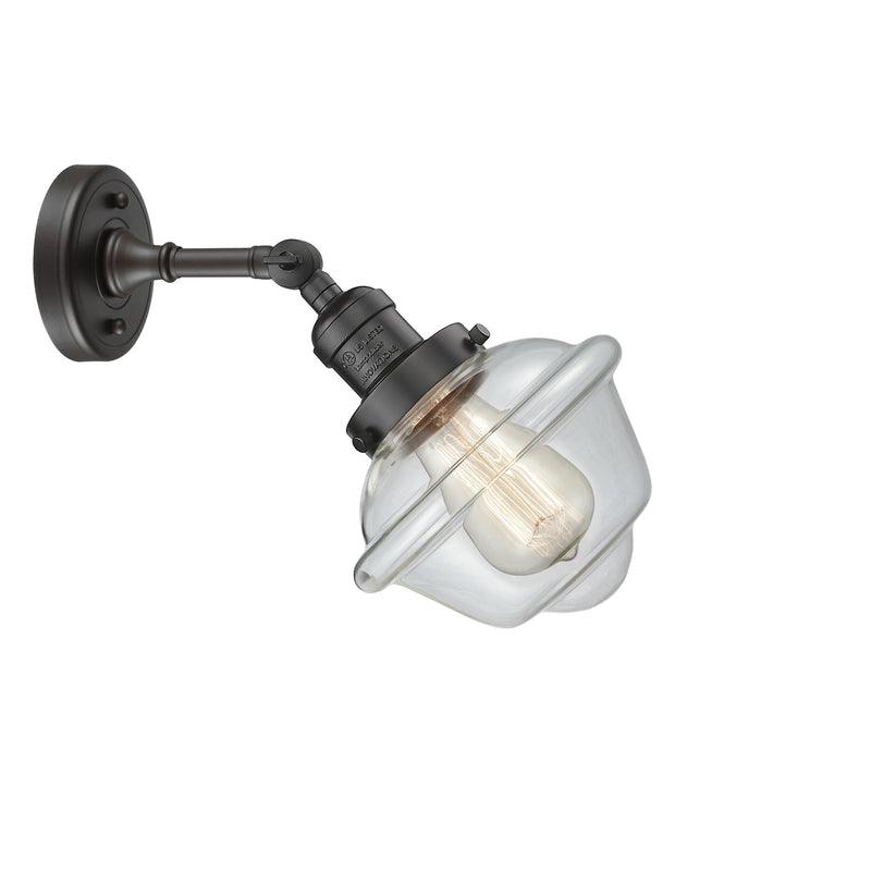 Innovations Lighting Small Oxford 1 Light Sconce Part Of The Franklin Restoration Collection 203-OB-G532-LED