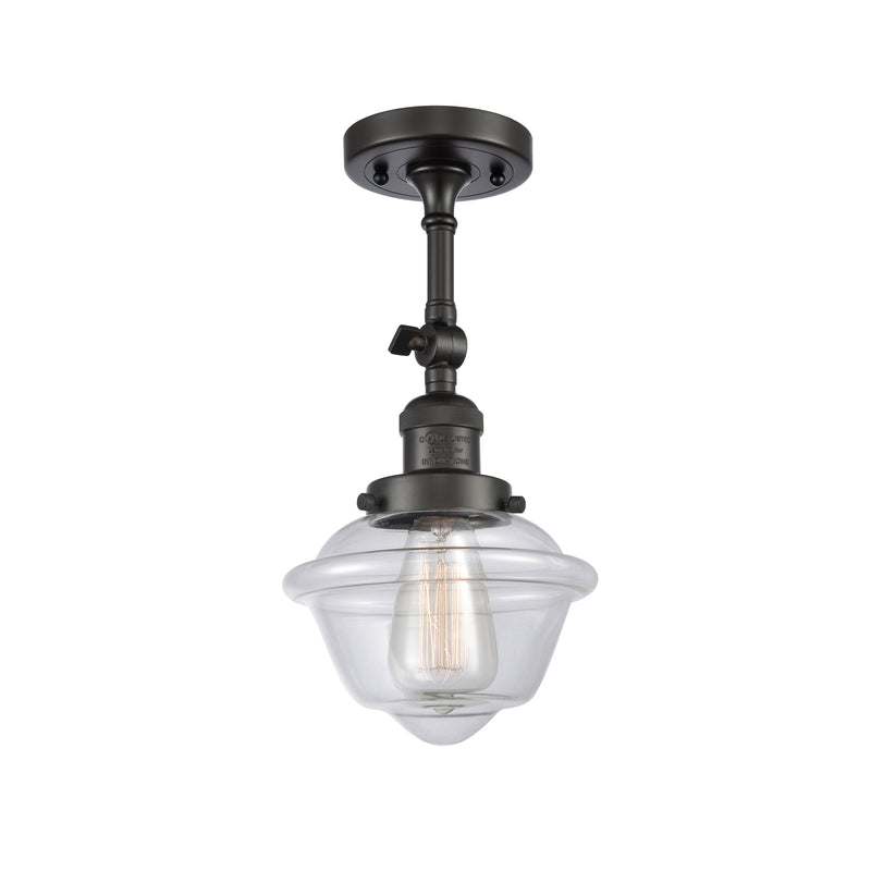 Innovations Lighting Small Oxford 1 Light Sconce Part Of The Franklin Restoration Collection 203-OB-G532-LED