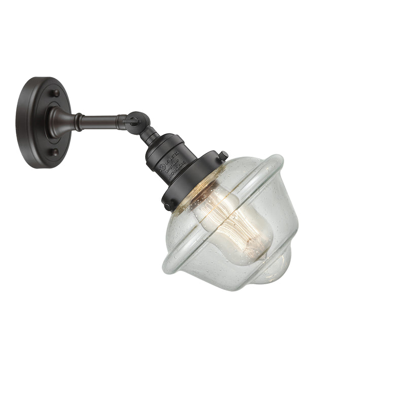 Innovations Lighting Small Oxford 1 Light Sconce Part Of The Franklin Restoration Collection 203-OB-G534-LED