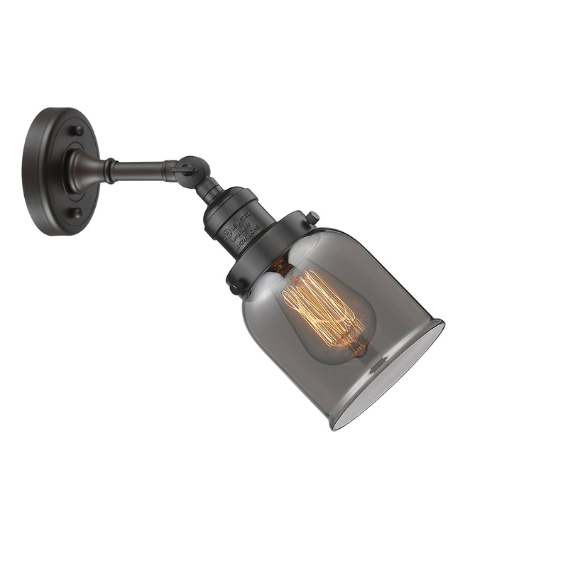 Innovations Lighting Small Bell 1 Light Sconce Part Of The Franklin Restoration Collection 203-OB-G53-LED