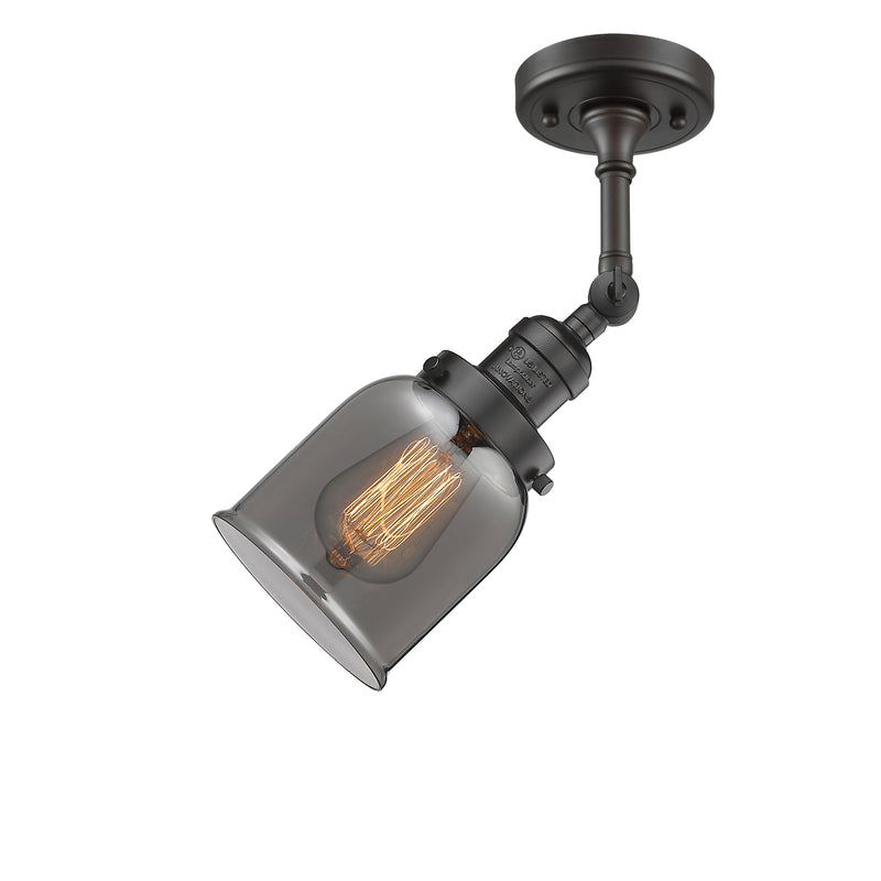 Innovations Lighting Small Bell 1 Light Sconce Part Of The Franklin Restoration Collection 203-OB-G53-LED