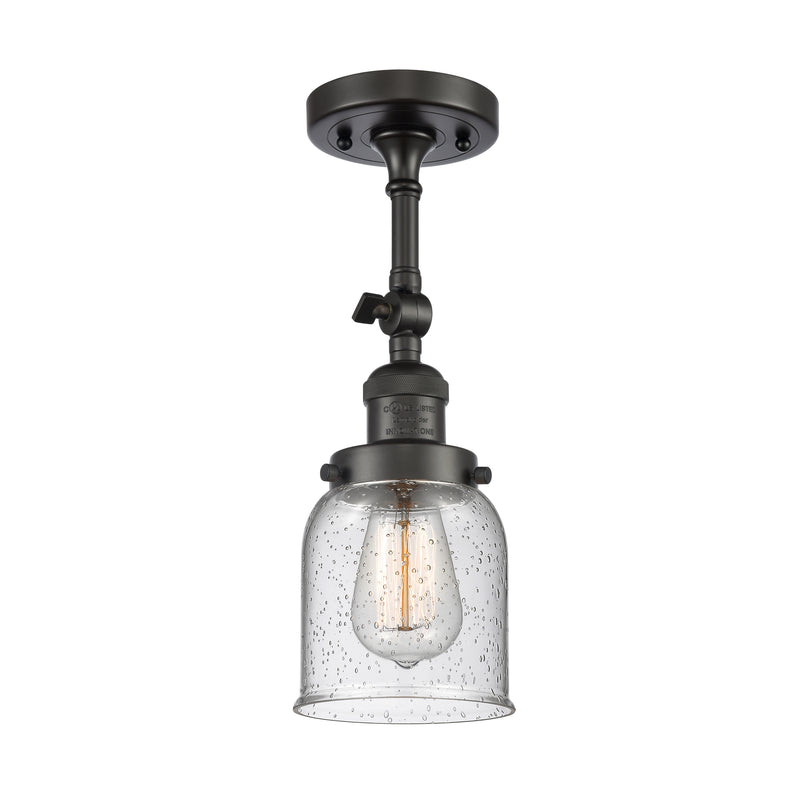 Innovations Lighting Small Bell 1 Light Sconce Part Of The Franklin Restoration Collection 203-OB-G54-LED