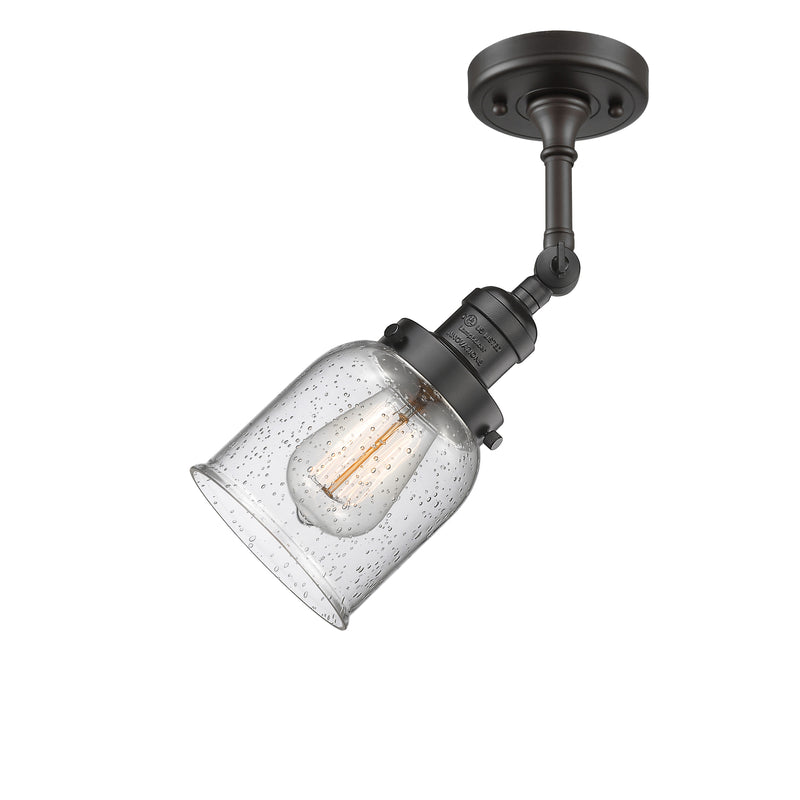 Innovations Lighting Small Bell 1 Light Sconce Part Of The Franklin Restoration Collection 203-OB-G54-LED