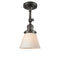 Innovations Lighting Small Cone 1 Light Sconce Part Of The Franklin Restoration Collection 203-OB-G61-LED