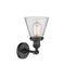 Innovations Lighting Small Cone 1 Light Sconce Part Of The Franklin Restoration Collection 203-OB-G62-LED