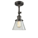 Innovations Lighting Small Cone 1 Light Sconce Part Of The Franklin Restoration Collection 203-OB-G62-LED