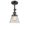 Innovations Lighting Small Cone 1 Light Sconce Part Of The Franklin Restoration Collection 203-OB-G62-LED