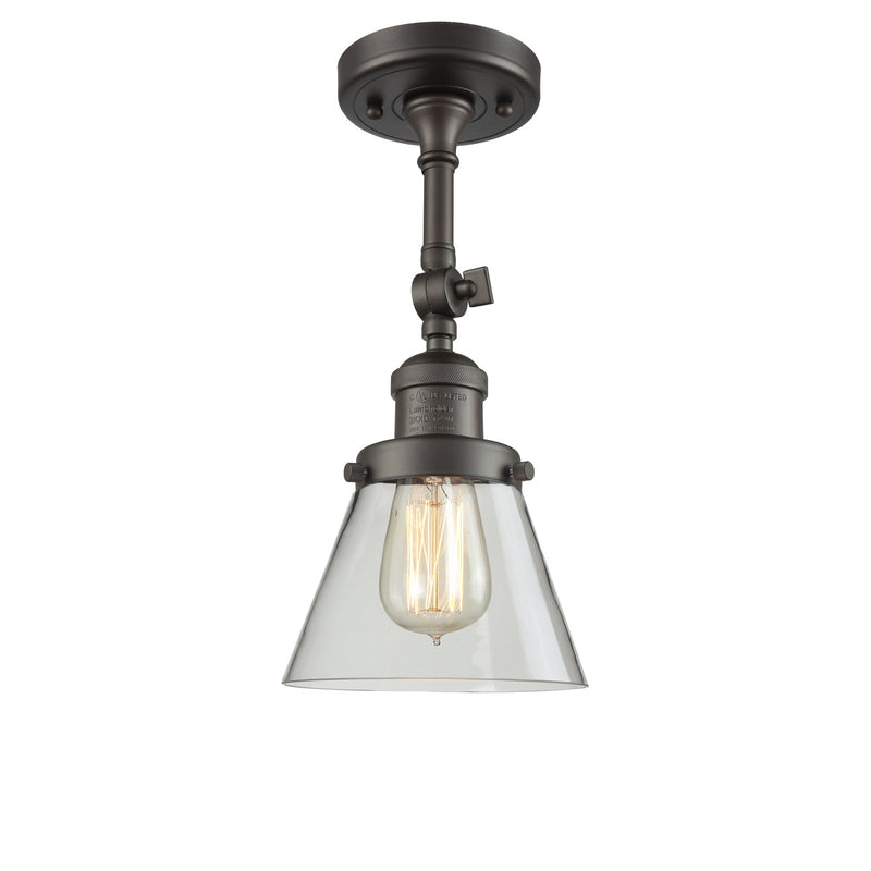 Innovations Lighting Small Cone 1 Light Sconce Part Of The Franklin Restoration Collection 203-OB-G62-LED