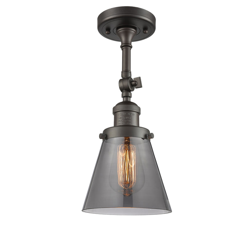 Innovations Lighting Small Cone 1 Light Sconce Part Of The Franklin Restoration Collection 203-OB-G63-LED