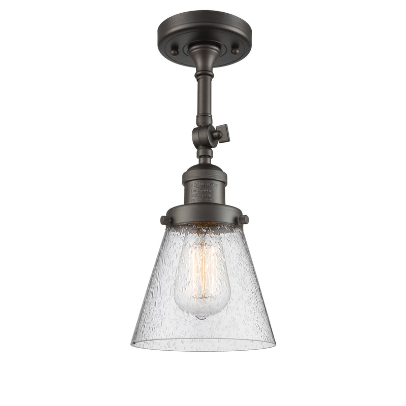 Innovations Lighting Small Cone 1 Light Sconce Part Of The Franklin Restoration Collection 203-OB-G64-LED