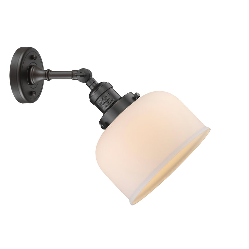 Innovations Lighting Large Bell 1 Light Sconce Part Of The Franklin Restoration Collection 203-OB-G71-LED