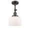 Innovations Lighting Large Bell 1 Light Sconce Part Of The Franklin Restoration Collection 203-OB-G71-LED