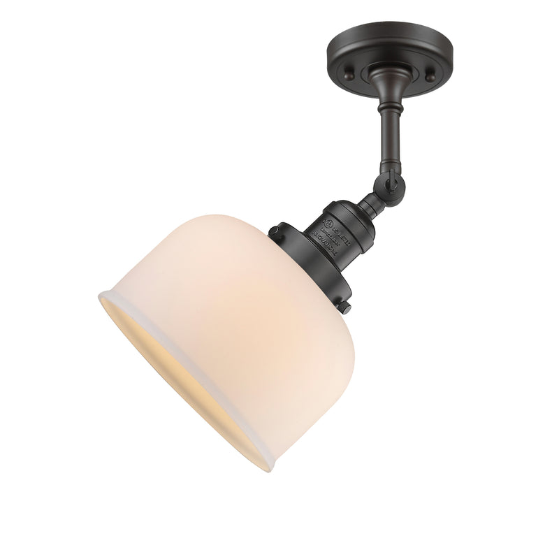 Innovations Lighting Large Bell 1 Light Sconce Part Of The Franklin Restoration Collection 203-OB-G71-LED