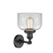 Innovations Lighting Large Bell 1 Light Sconce Part Of The Franklin Restoration Collection 203-OB-G72-LED