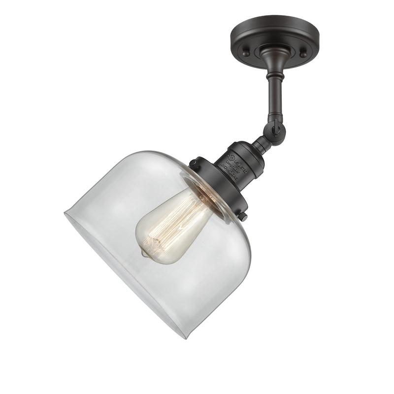 Innovations Lighting Large Bell 1 Light Sconce Part Of The Franklin Restoration Collection 203-OB-G72-LED