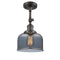 Innovations Lighting Large Bell 1 Light Sconce Part Of The Franklin Restoration Collection 203-OB-G73-LED