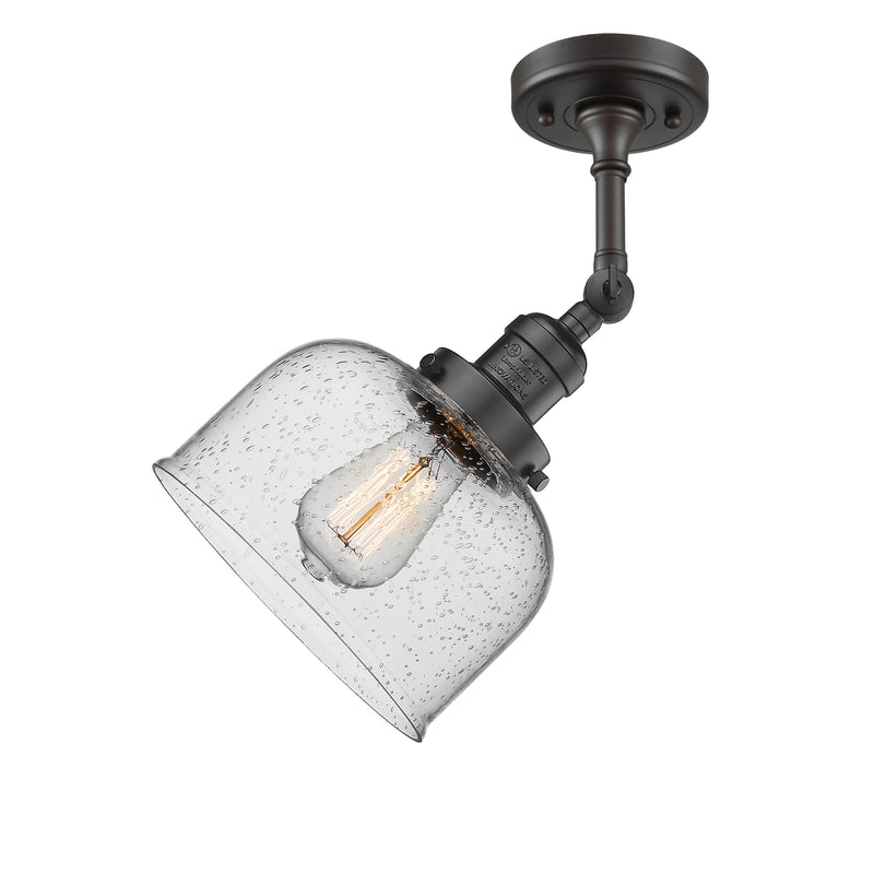 Innovations Lighting Large Bell 1 Light Sconce Part Of The Franklin Restoration Collection 203-OB-G74-LED