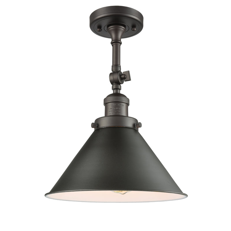 Innovations Lighting Briarcliff 1 Light Sconce Part Of The Franklin Restoration Collection 203-OB-M10-OB-LED
