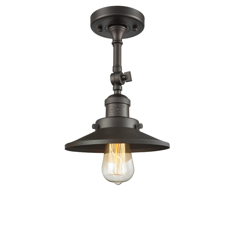 Innovations Lighting Railroad 1 Light Sconce Part Of The Franklin Restoration Collection 203-OB-M5