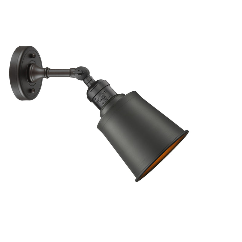 Innovations Lighting Addison 1 Light Sconce Part Of The Franklin Restoration Collection 203-OB-M9-OB