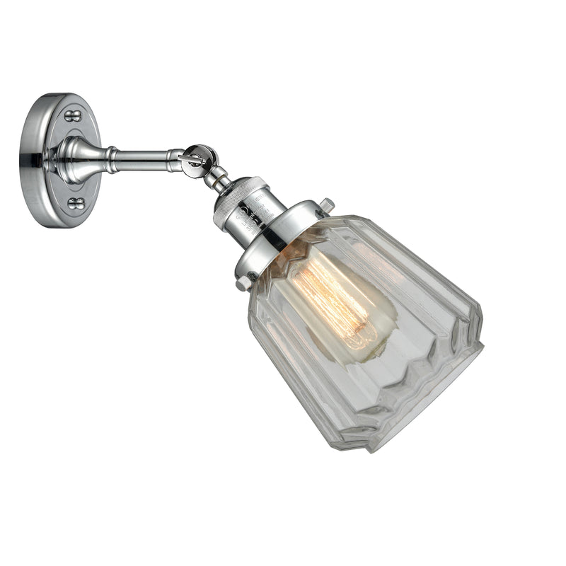 Innovations Lighting Chatham 1 Light Sconce Part Of The Franklin Restoration Collection 203-PC-G142-LED