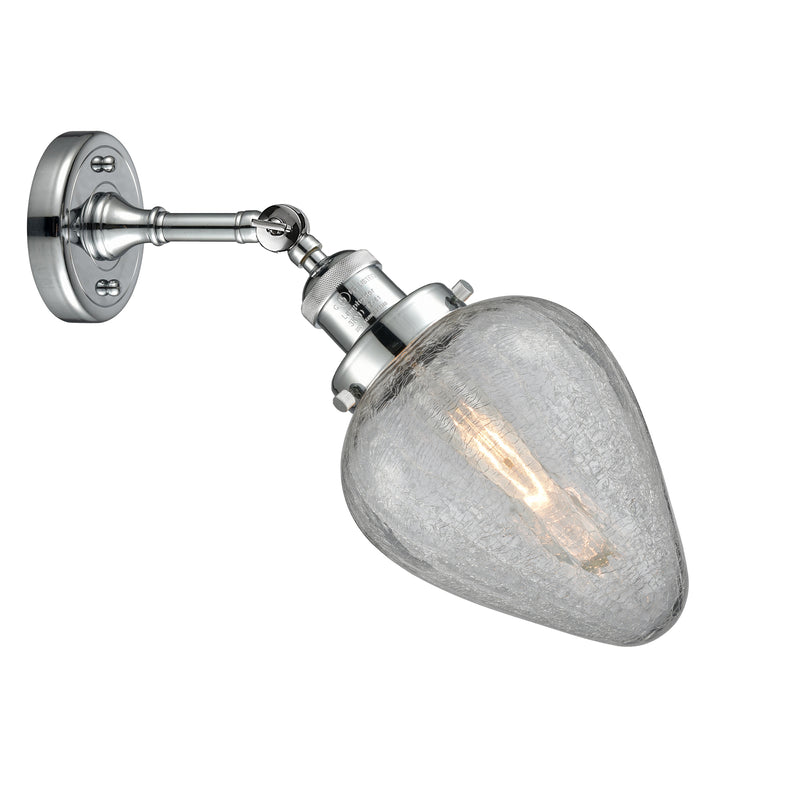 Innovations Lighting Geneseo 1 Light Sconce Part Of The Franklin Restoration Collection 203-PC-G165-LED