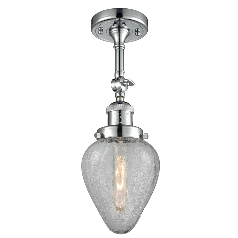 Innovations Lighting Geneseo 1 Light Sconce Part Of The Franklin Restoration Collection 203-PC-G165-LED