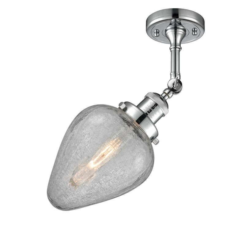 Innovations Lighting Geneseo 1 Light Sconce Part Of The Franklin Restoration Collection 203-PC-G165-LED