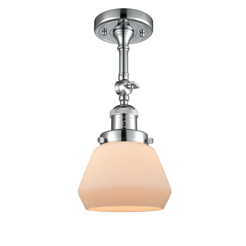 Innovations Lighting Fulton 1 Light Sconce Part Of The Franklin Restoration Collection 203-PC-G171-LED