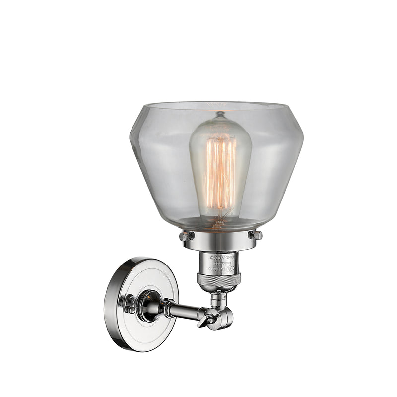 Innovations Lighting Fulton 1 Light Sconce Part Of The Franklin Restoration Collection 203-PC-G172-LED