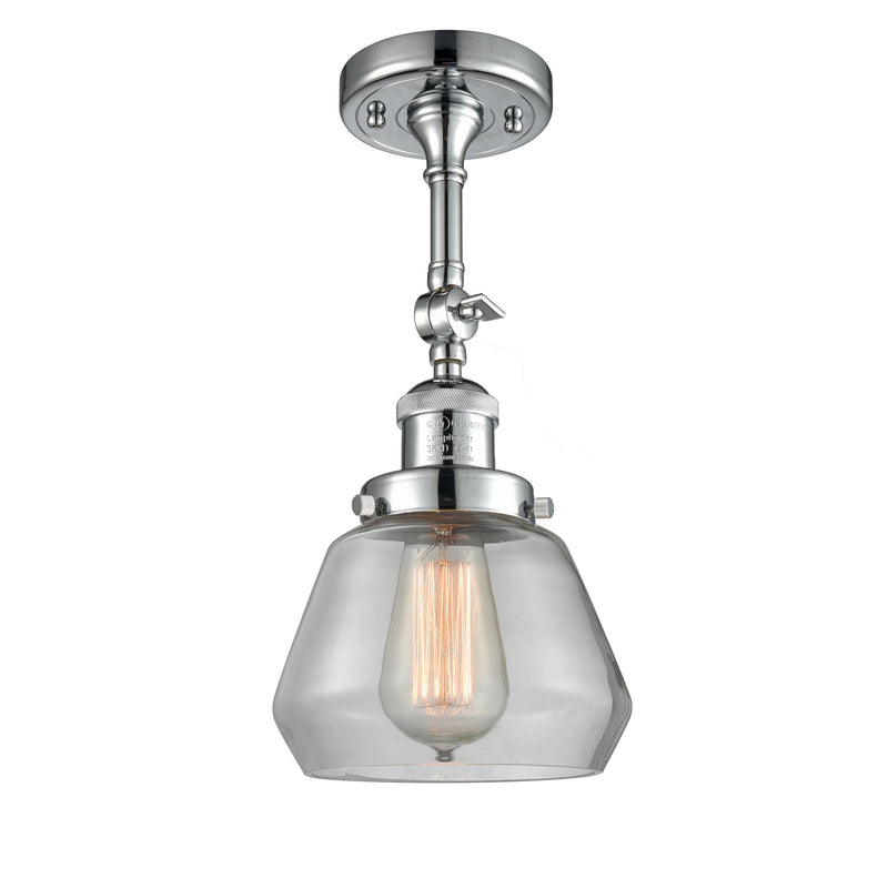 Innovations Lighting Fulton 1 Light Sconce Part Of The Franklin Restoration Collection 203-PC-G172-LED