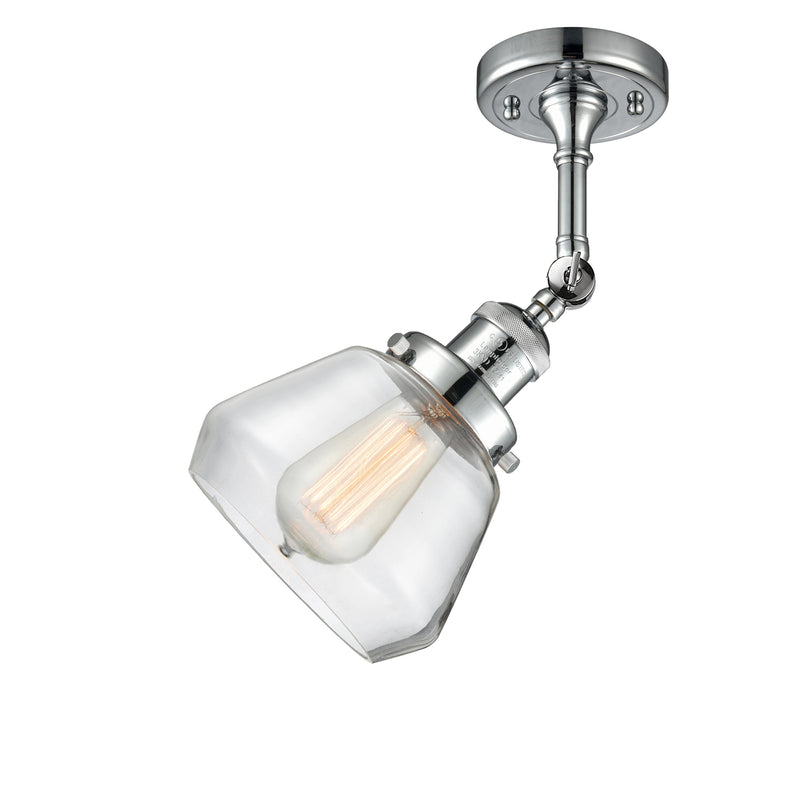 Innovations Lighting Fulton 1 Light Sconce Part Of The Franklin Restoration Collection 203-PC-G172-LED