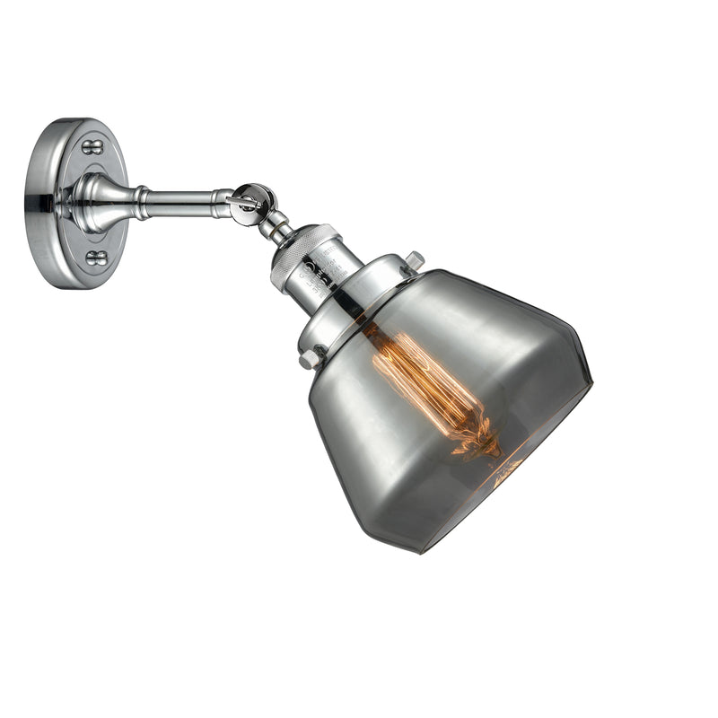 Innovations Lighting Fulton 1 Light Sconce Part Of The Franklin Restoration Collection 203-PC-G173