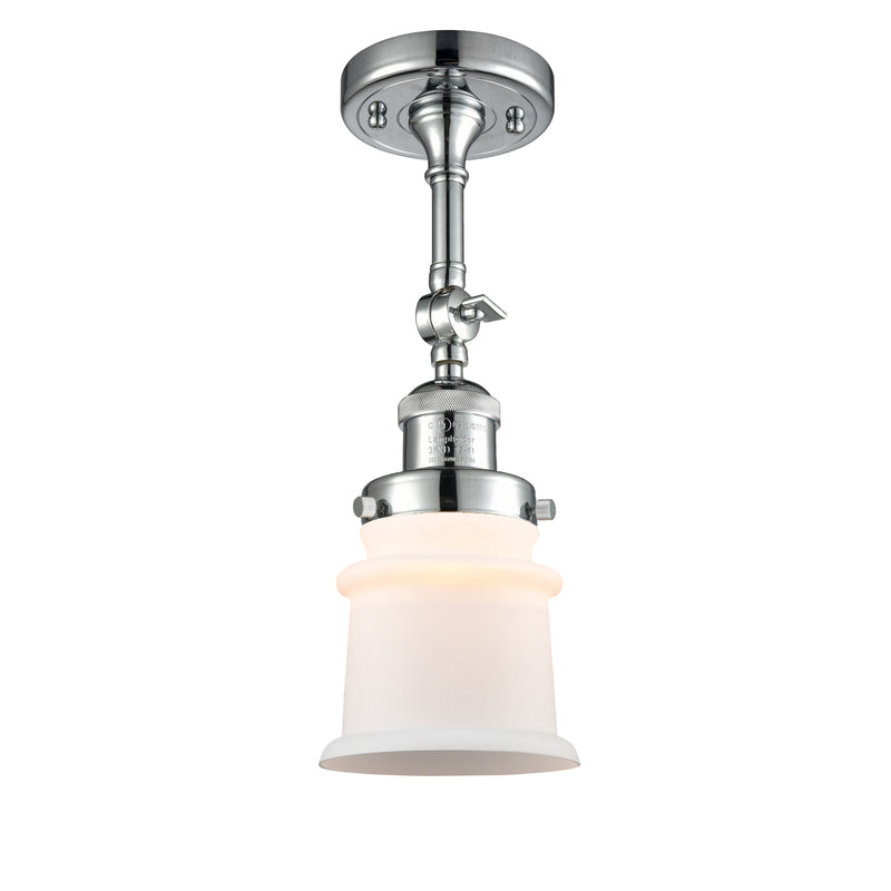 Innovations Lighting Small Canton 1 Light Sconce Part Of The Franklin Restoration Collection 203-PC-G181S-LED