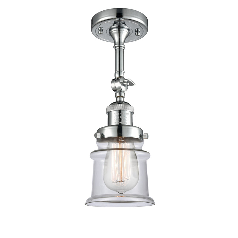 Innovations Lighting Small Canton 1 Light Sconce Part Of The Franklin Restoration Collection 203-PC-G182S-LED