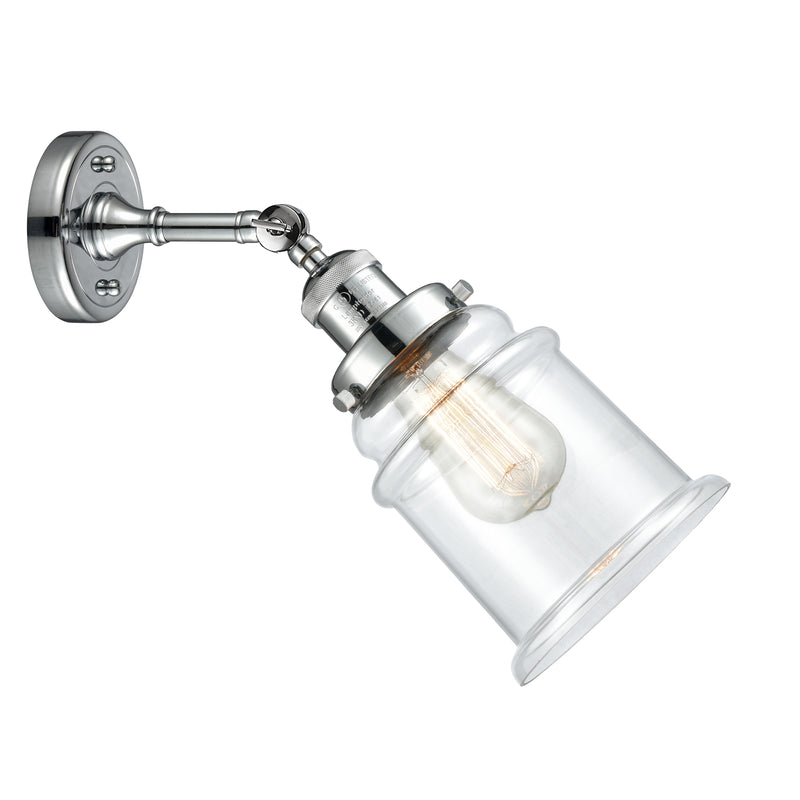 Innovations Lighting Canton 1 Light Sconce Part Of The Franklin Restoration Collection 203-PC-G182-LED