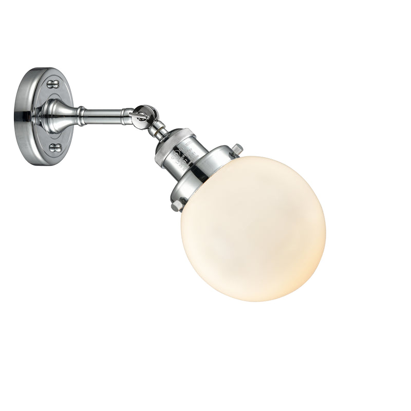 Innovations Lighting Beacon 1 Light 6" Sconce 203-PC-G201-6-LED