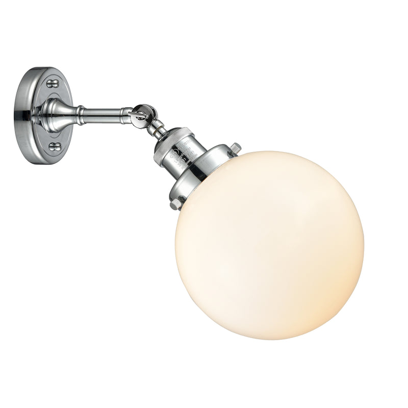 Innovations Lighting Beacon 1 Light 8" Sconce 203-PC-G201-8-LED