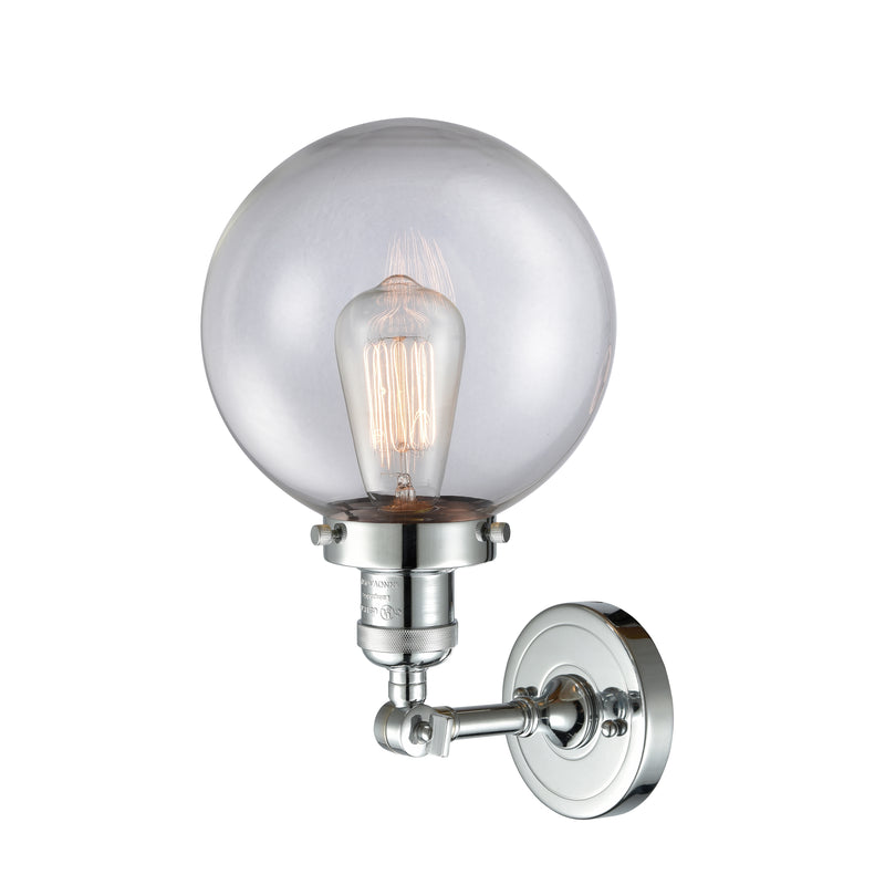 Innovations Lighting Beacon 1 Light 8" Sconce 203-PC-G202-8-LED