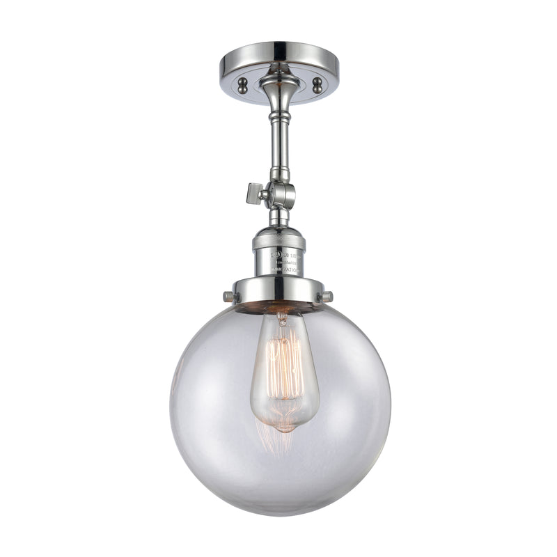 Innovations Lighting Beacon 1 Light 8" Sconce 203-PC-G202-8-LED