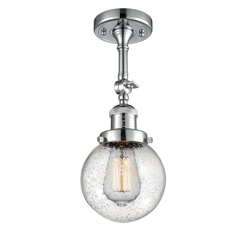 Innovations Lighting Beacon 1 Light 6" Sconce 203-PC-G204-6-LED