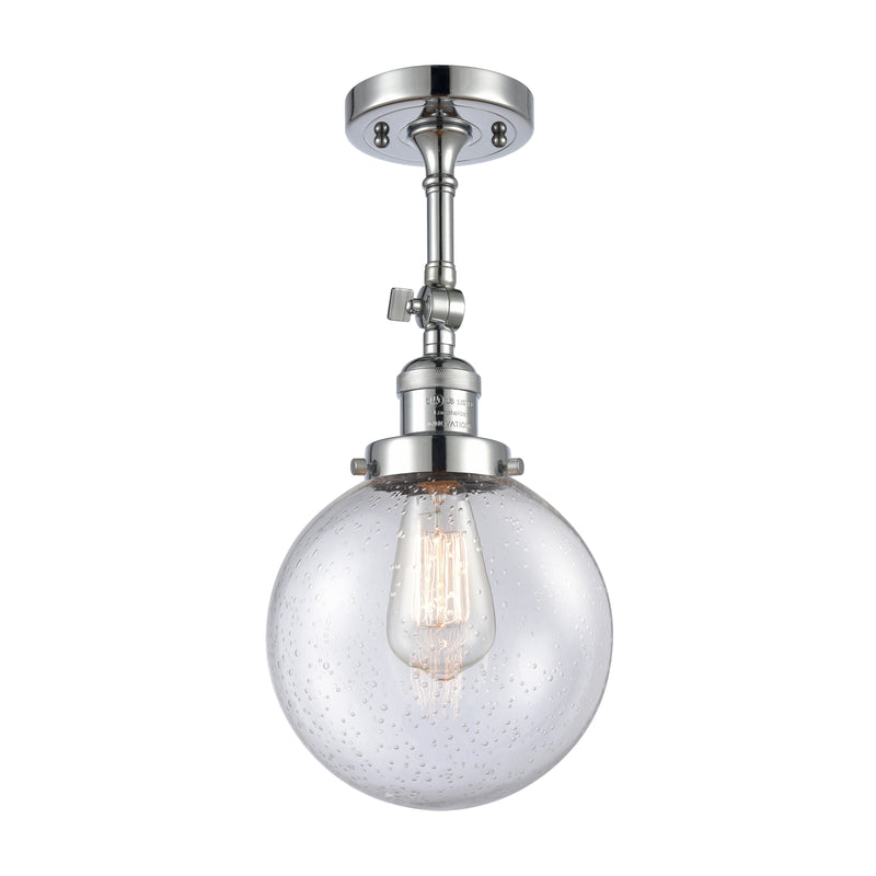 Innovations Lighting Beacon 1 Light 8" Sconce 203-PC-G204-8-LED