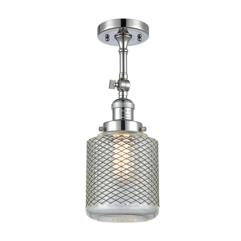 Innovations Lighting Stanton 1 Light Sconce Part Of The Franklin Restoration Collection 203-PC-G262-LED