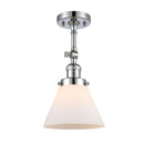 Innovations Lighting Large Cone 1 Light Sconce Part Of The Franklin Restoration Collection 203-PC-G41-LED